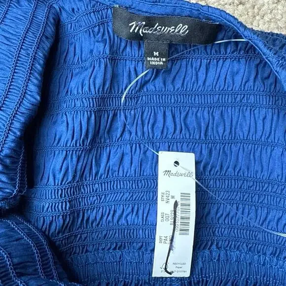 Madewell Blue Midi Dress - Picture 9 of 9